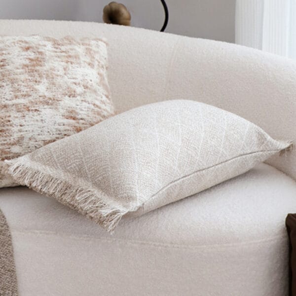 SOGA 2X 35x62cm Serene Textured Fringed Cushion Cover - Image 5