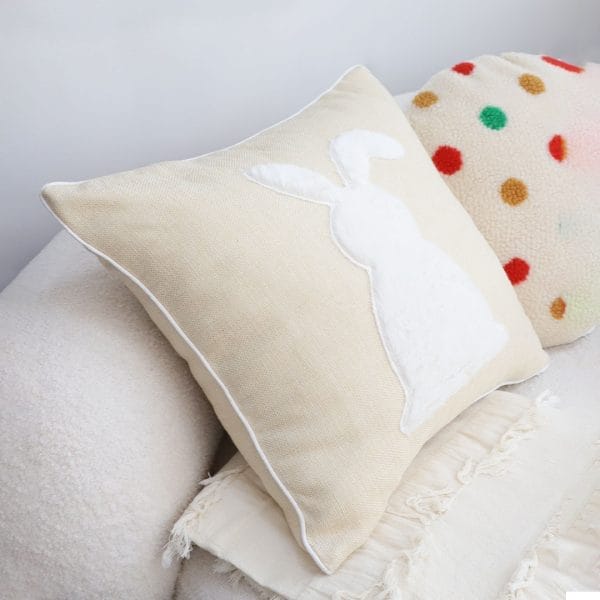 SOGA 2X 45cm Minimalist Bunny Silhouette Decorative Pillowcase - Image 5