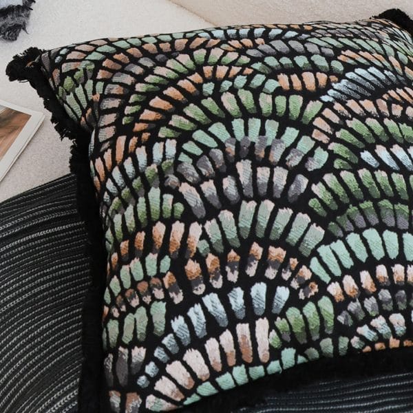 SOGA 2X 45cm Regal Peacock Jacquard Pillow Cover - Image 5