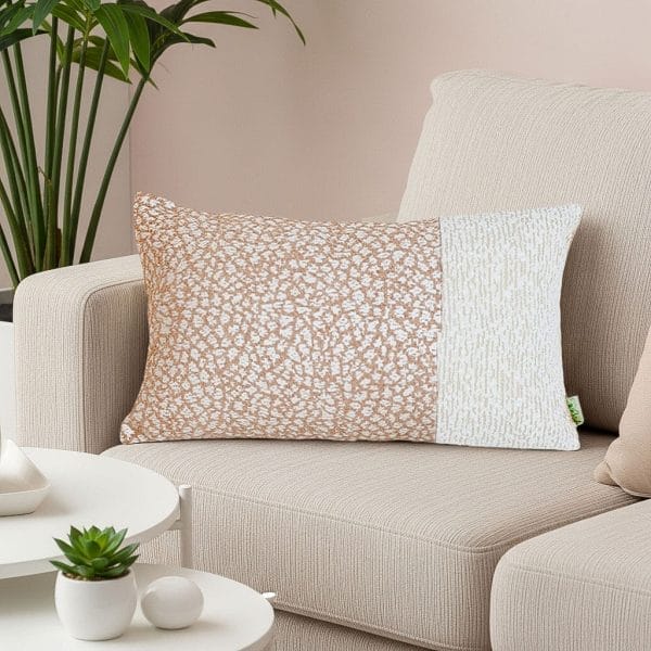 SOGA 2X 30x50cm Chic Leopard Print & Solid Ivory Decorative Pillowcase - Image 5