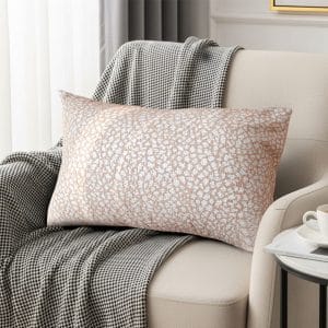 SOGA 2X 30x50cm Accessorize Dezi Cream Geometric Lumbar Pillowcase