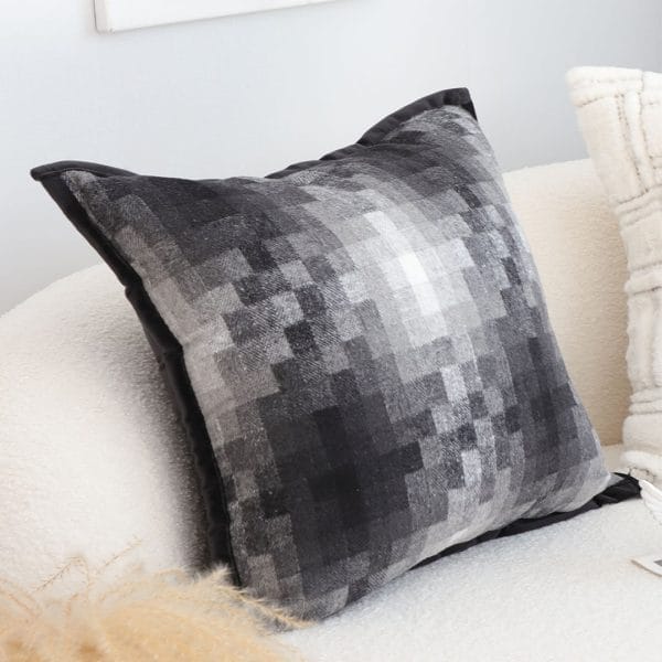 SOGA 2X 45cm Pixelated Comfort Square Pillowcase - Image 5