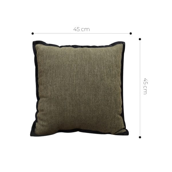 SOGA 2X 45cm Soft Olive Green Square Decorative Pillowcase - Image 6