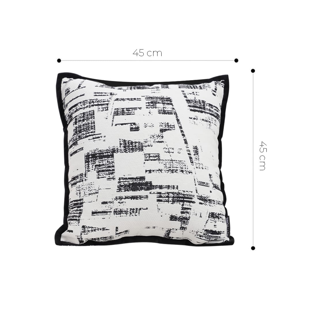 SOGA 2X 45cm Modern Monochrome Grid Pillowcase - Image 6
