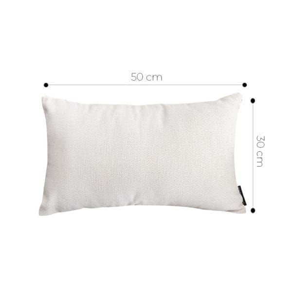 SOGA 2X 30x50cm Luxe White Rectangular Lumbar Pillowcase - Image 6