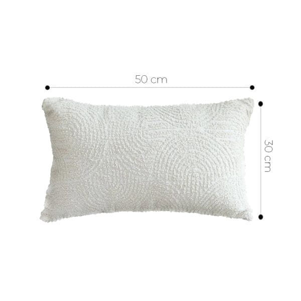 SOGA 2X 30x50cm Embroidered Off-White Lumbar Pillowcase for Modern Home - Image 6