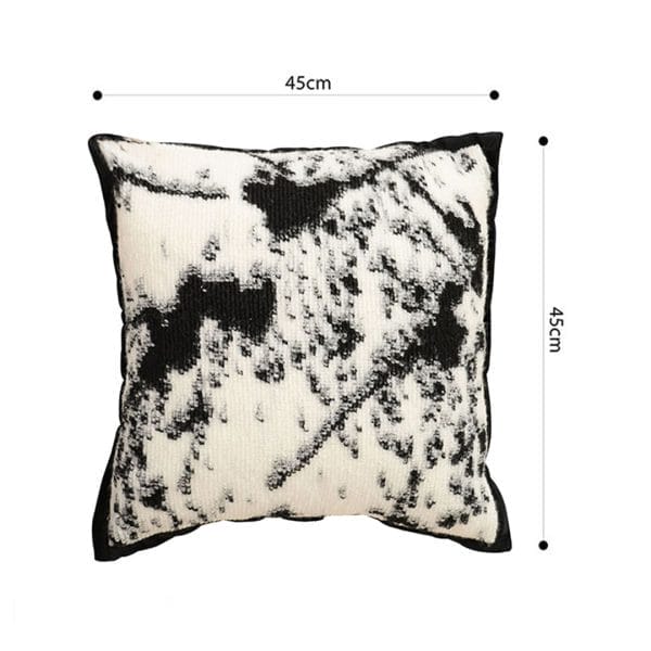 SOGA 2X 45cm Black & White Leopard Print Square Pillowcase - Image 6
