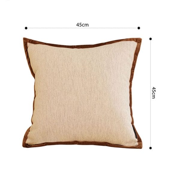 SOGA 2X 45cm Vintage Off-White Square Decorative Pillowcase - Image 6