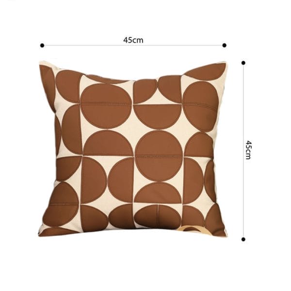 SOGA 2X 45cm Retro Geometric Circle Pillowcase - Image 6
