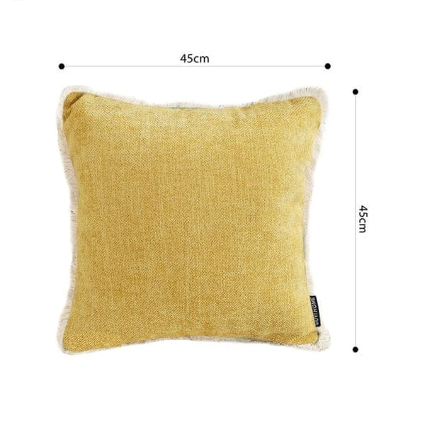 SOGA 2X 45cm Mustard Yellow Pillowcase - Image 6