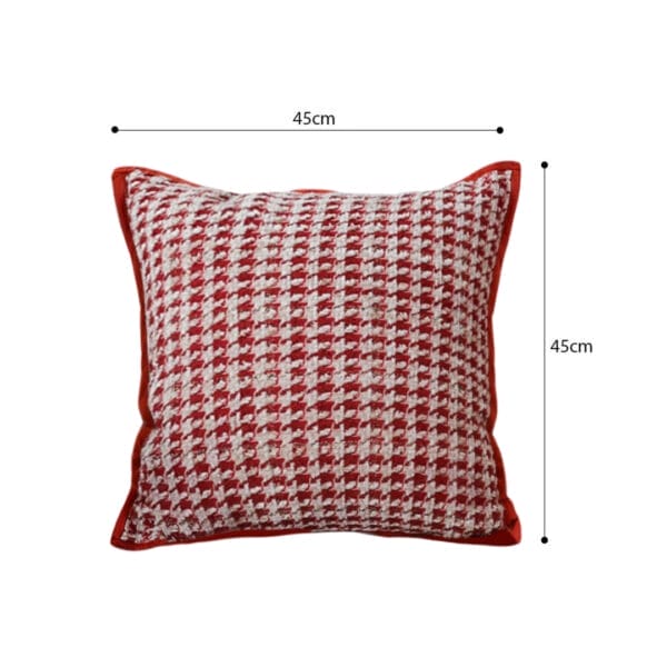 SOGA 2X 45cm Cozy Chic Houndstooth Pillowcase - Image 6