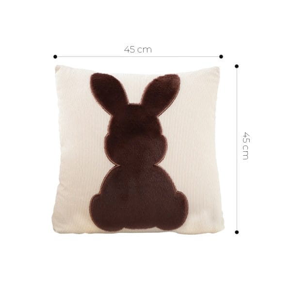 SOGA 2X 45cm Bunny Silhouette Pillowcase - Image 6