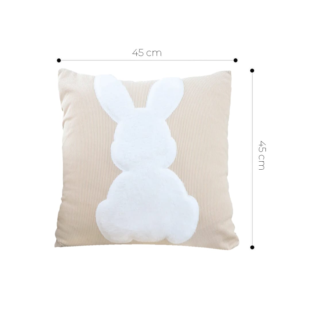 SOGA 2X 45cm White Bunny Pillowcase - Image 5