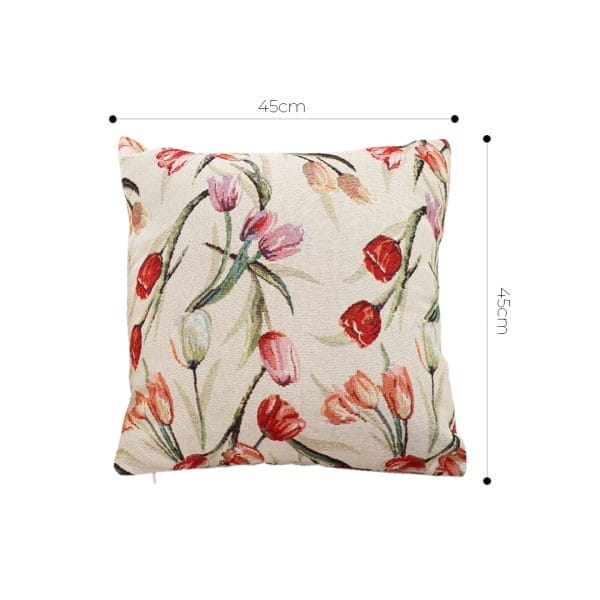 SOGA 2X 45cm Botanical Floral Pillowcase (Light) - Image 6