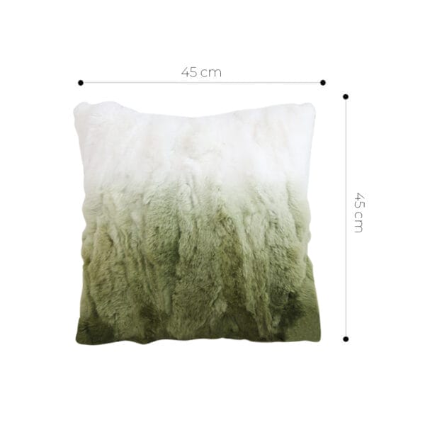 SOGA 2X 45cm Ombre Faux Fur Pillowcase - Image 6