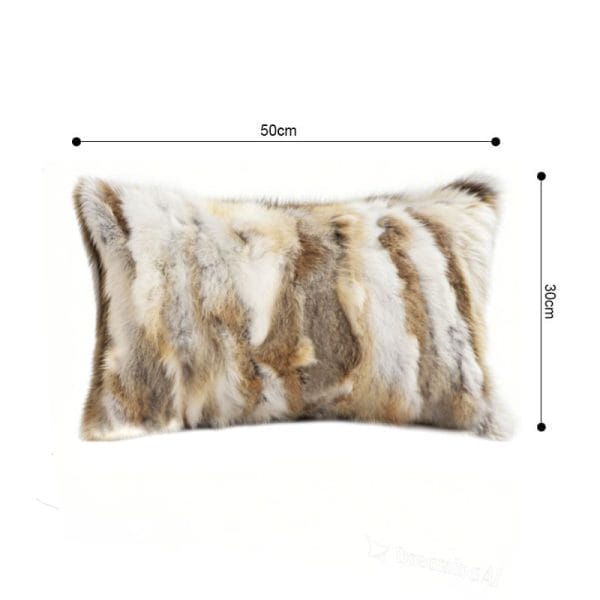 SOGA 2X 30x50cm Faux Fur Luxury Pillowcase (Light) - Image 6