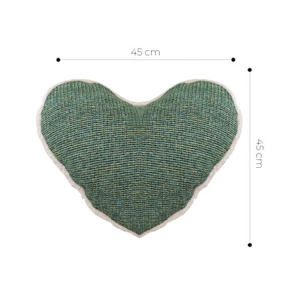 SOGA 2X 42x32cm Cozy Heart-Shaped Woven Pillowcase - Image 6