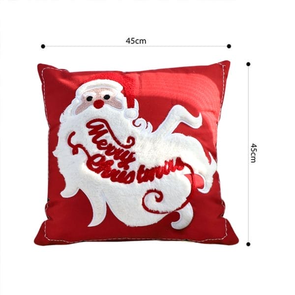 SOGA 2X 45cm Classic Santa Claus Christmas Pillowcase - Image 6