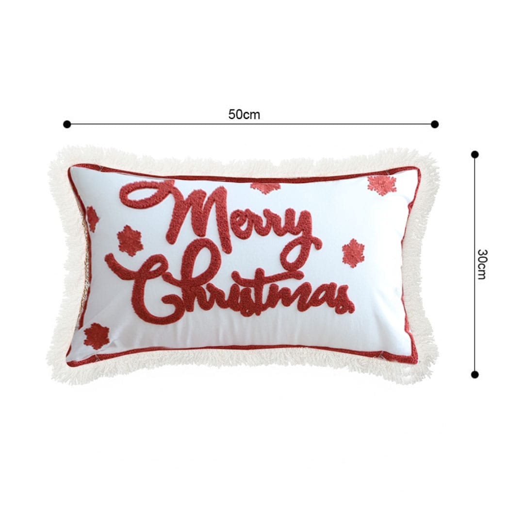 SOGA 2X 40x60cm Bold "Merry Christmas" Statement Pillowcase - Image 6