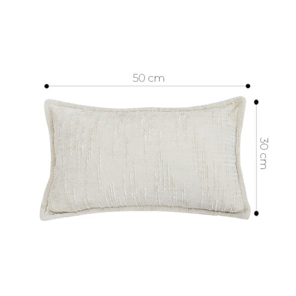SOGA 2X 30X50cm Elegant Cream Lumbar Pillowcase - Image 6