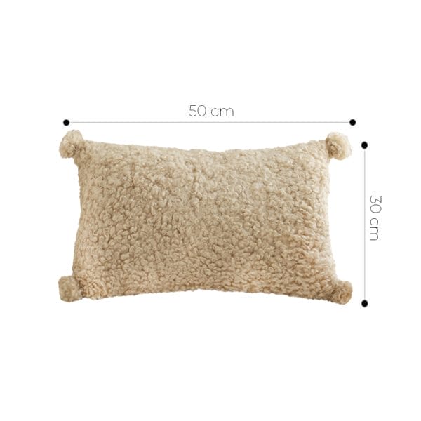SOGA 2X 30x50cm Caramel Bouclé Luxury Pillowcase - Image 6