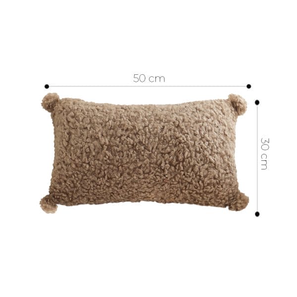 SOGA 2X 30x50cm Sage Green Textured Lumbar Pillow with Tassels - Image 6
