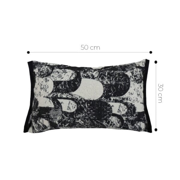 SOGA 2X 30X50cm Modern Black & White Abstract Lumbar Pillowcase - Image 6