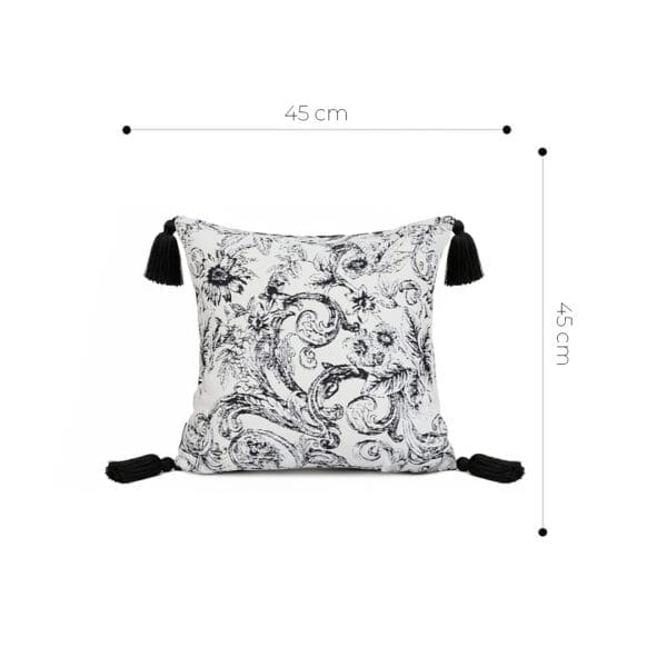 SOGA 2X 45cm Bold Abstract Black & White Pillowcase - Image 6
