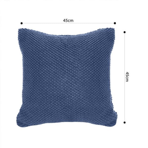 SOGA 2X 45cm Textured Navy Pillowcase - Image 6