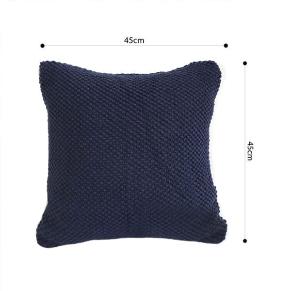 SOGA 2X 45cm Textured Midnight Pillowcase - Image 6
