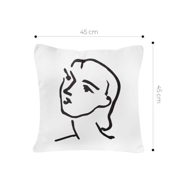 SOGA 2X 45cm Abstract Portrait Pillowcase - Image 6