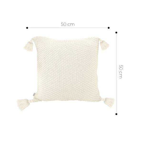 SOGA 2X 50cm Textured Pillowcase (Cream White) - Image 6