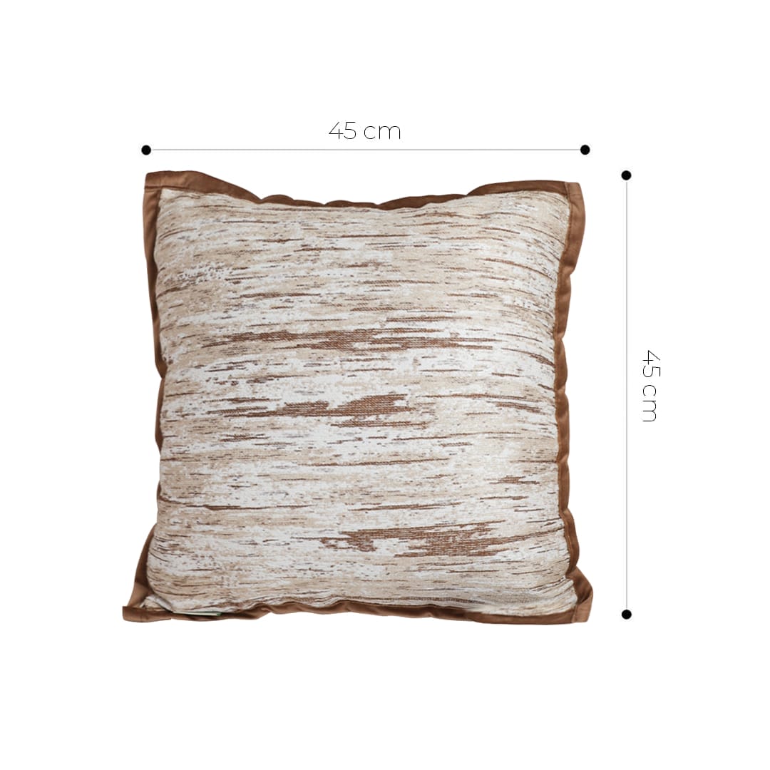 SOGA 2X 45cm Rustic Wood-Inspired Cushion Cover - Image 6