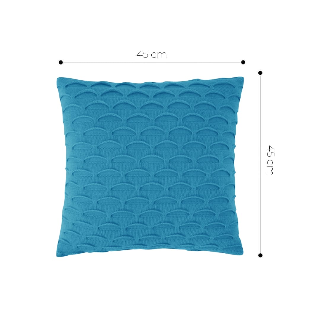 SOGA 2X 45cm Scalloped Wave Pillowcase (Turquoise Blue) - Image 6