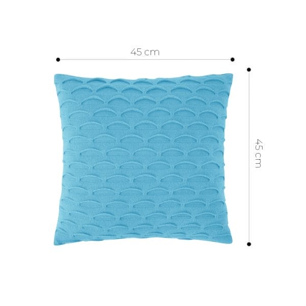 SOGA 2X 45cm Scalloped Wave Pillowcase (Soft Mint) - Image 6