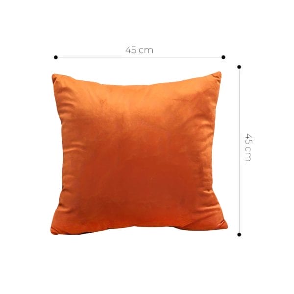 SOGA 2X 45cm Velvet Pillowcase (Vibrant Orange) - Image 6