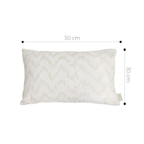 SOGA 2X 30x50cm Long rectangular Chevron Embroidered Lumbar Cushion Cover - Image 6