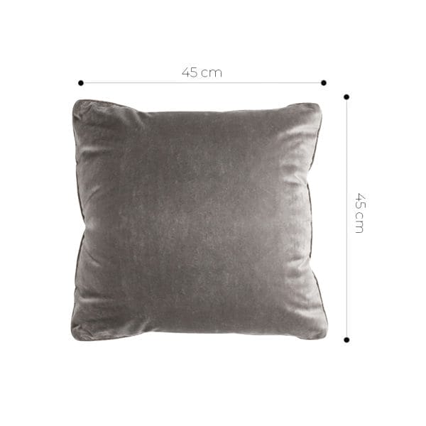SOGA 2X 45cm Velvet Pillowcase (Dove Gray) - Image 6