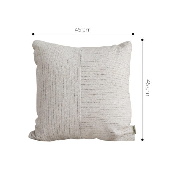 SOGA 2X 45cm Vibrant Floral Linen Pillowcase – Neutral Beige - Image 6