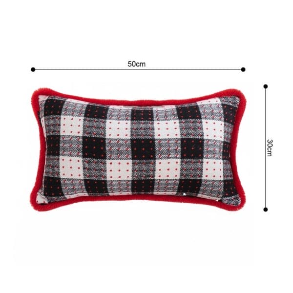 SOGA 2X 45cm CozyFest Buffalo Plaid Pillowcase - Image 6