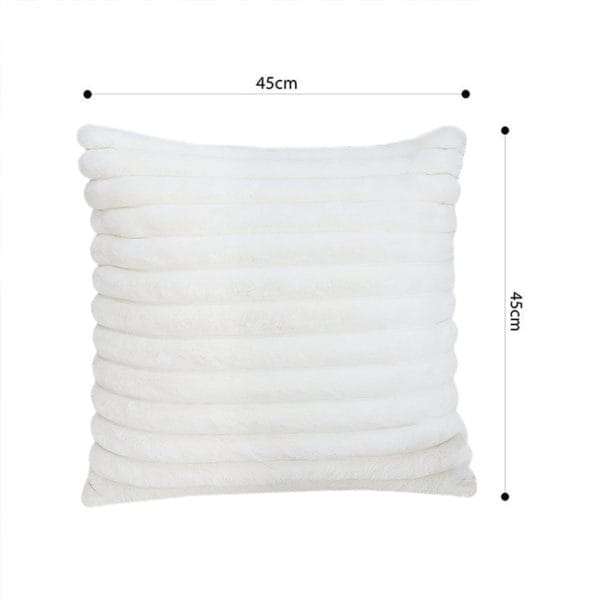 SOGA 2X 45cm Elegant White Textured Pillowcase - Image 6