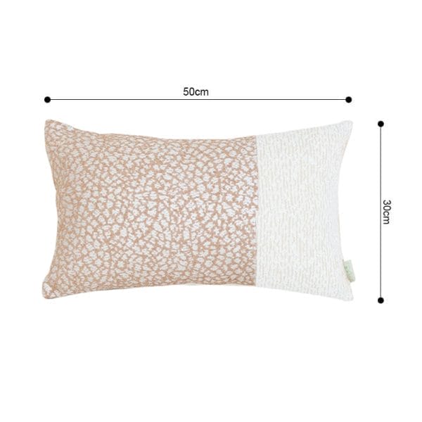 SOGA 2X 30x50cm Chic Leopard Print & Solid Ivory Decorative Pillowcase - Image 6