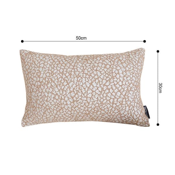 SOGA 2X 30x50cm Accessorize Dezi Cream Geometric Lumbar Pillowcase - Image 6