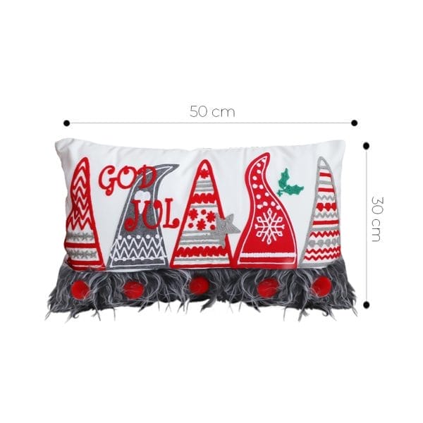 SOGA 2X 30x50cm White Christmas Rectangular Pillowcase with design - Image 6