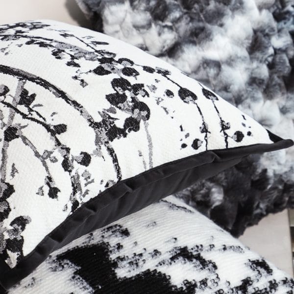 SOGA 2X 45cm Black & White Botanical Modern Pillowcase - Image 7