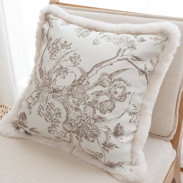 SOGA 2X 45cm Sage Green Botanical Embroidered Pillowcase - Image 7