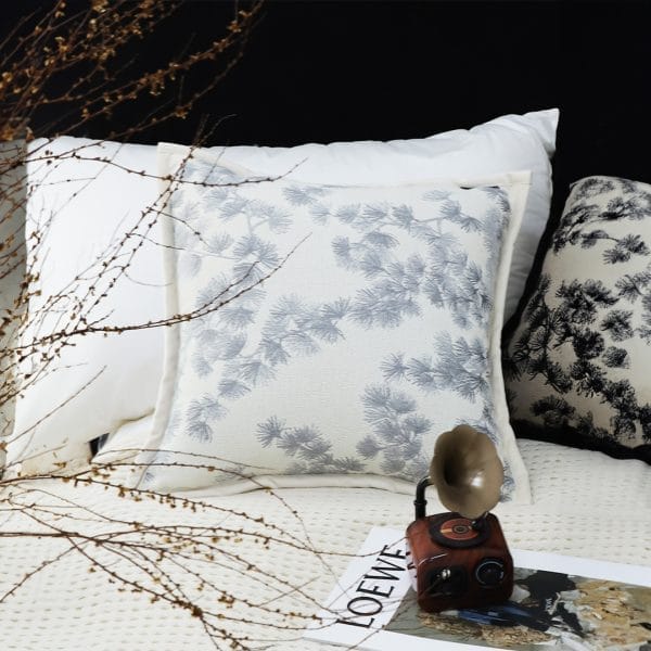 SOGA 2X 45cm Gray Floral Pillowcase - Image 7
