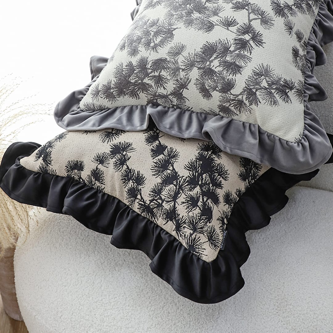 SOGA 2X 45cm Vintage Floral Decorative Pillow Cover - Image 7