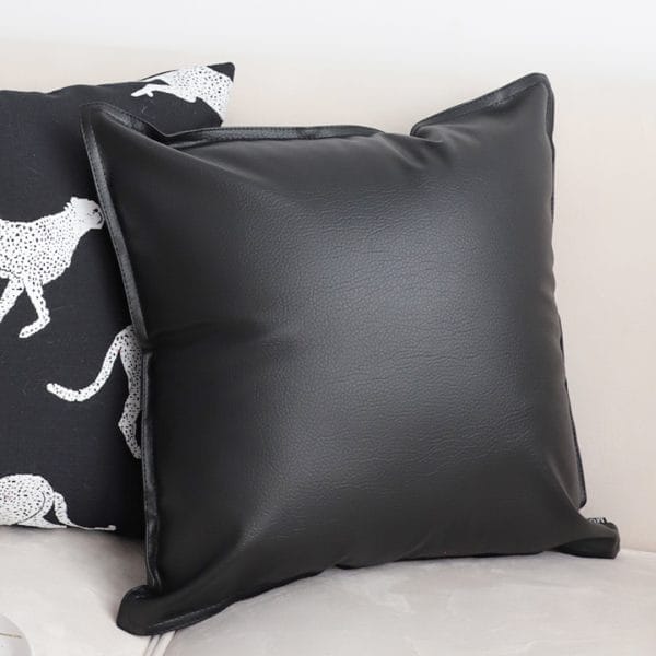 SOGA 2X 45cm Modern Minimalist Black Throw Pillow Cover - Image 7