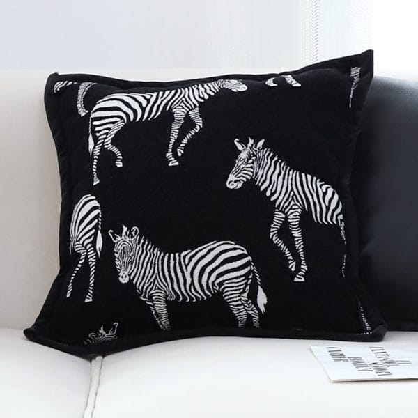 SOGA 2X 45cm Wildlife Zebra Scene Decorative Pillow Cover - Image 7